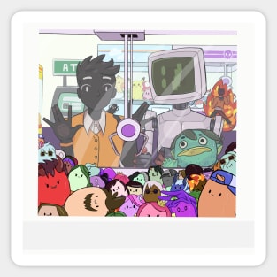 Monster Boys at the Arcade Sticker